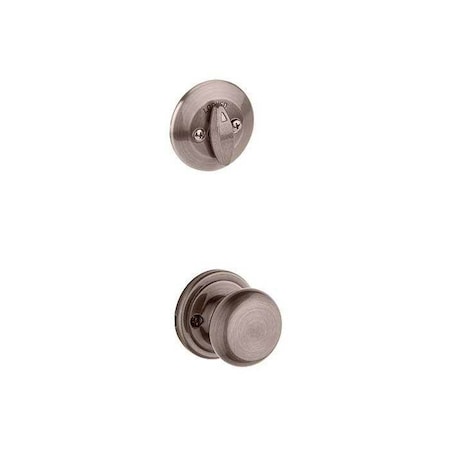 Kwikset Hancock Knob Interior Single Cylinder Handleset Trim 604H-15A